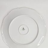 Round antique plate in gilded porcelain, Tirschenreuth, Bavaria