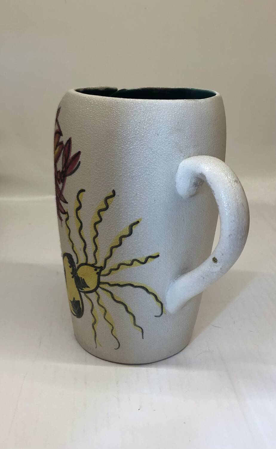 Spanish sangria pitcher with lobster decoration