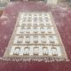 Moroccan Berber rug in cream and camel 250x200 cm – geometric patterns