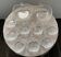 Service complet en verre moulé pomme années 70 Style Luminarc Arcoroc
