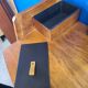 Vintage desk, compass foot dressing table