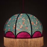 Retro "Cristina" suspension in Japanese paper with fringe.