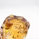 Vase Studio Glass Josef Hospodka Chribska Sommerso Feuille Argent