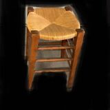Vintage wicker stool TBE