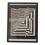 Victor Vasarely d'après Yablapour II 1955-60