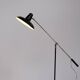 Metal and brass floor lamp, France - 1950s