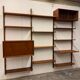 Meuble mural scandinave vintage en teck par Poul Cadovius pour Royal System, Cope