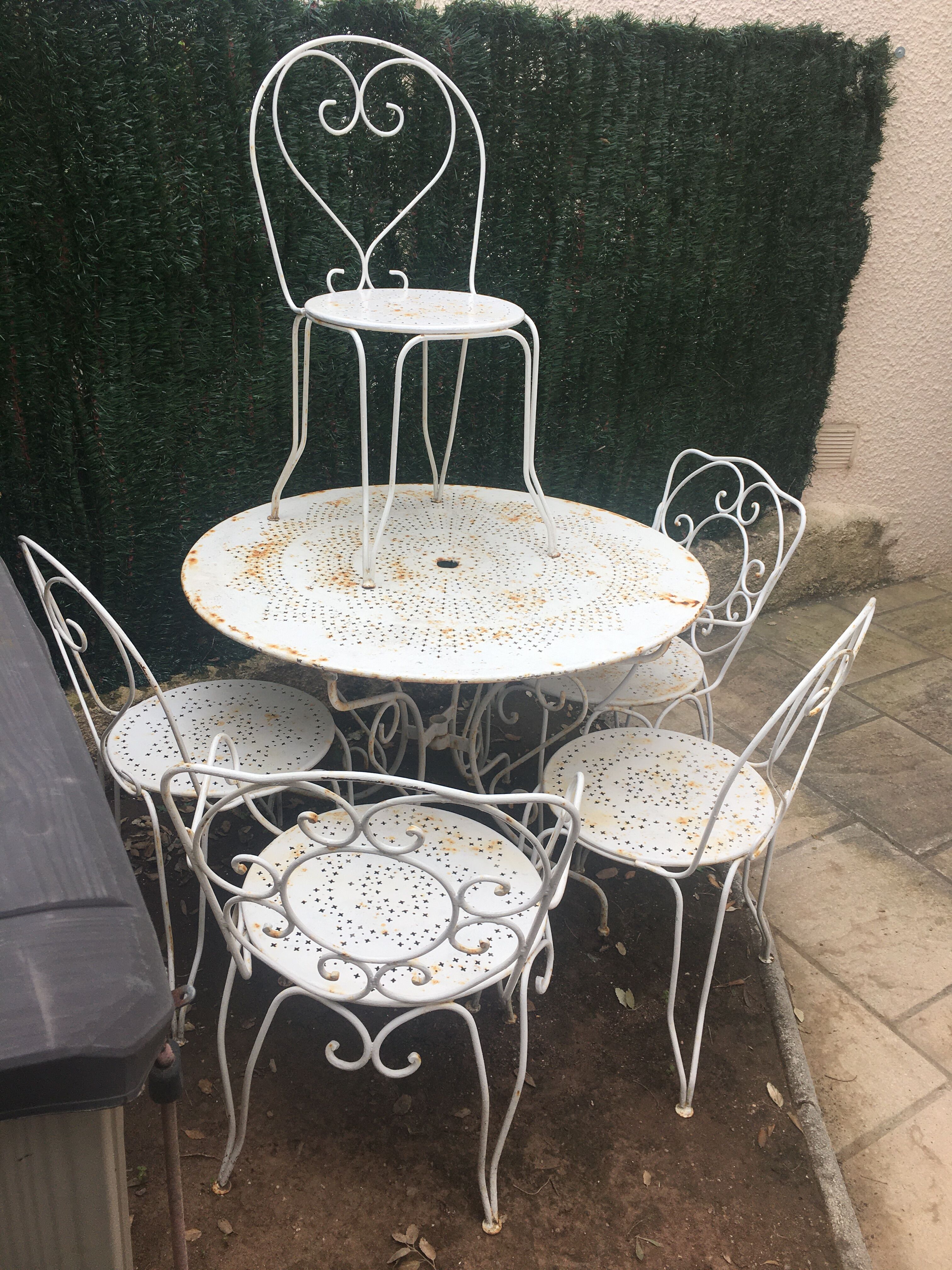 Wrought iron garden room