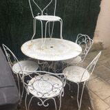 Wrought iron garden room