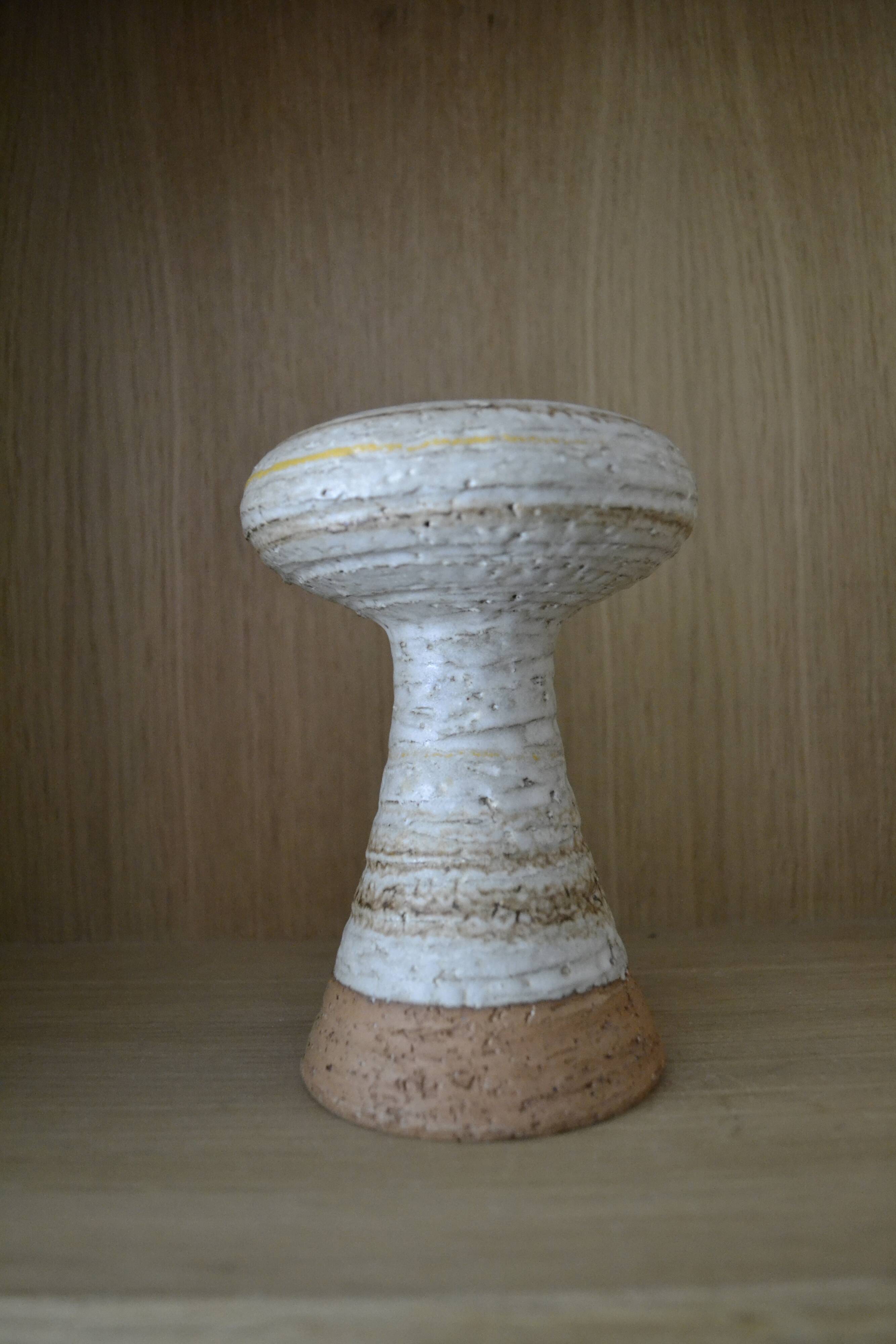 Mushroom candle holder