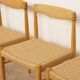 6 x dining chair | Bramin | H.W. Klein | Soaped oak | Restored