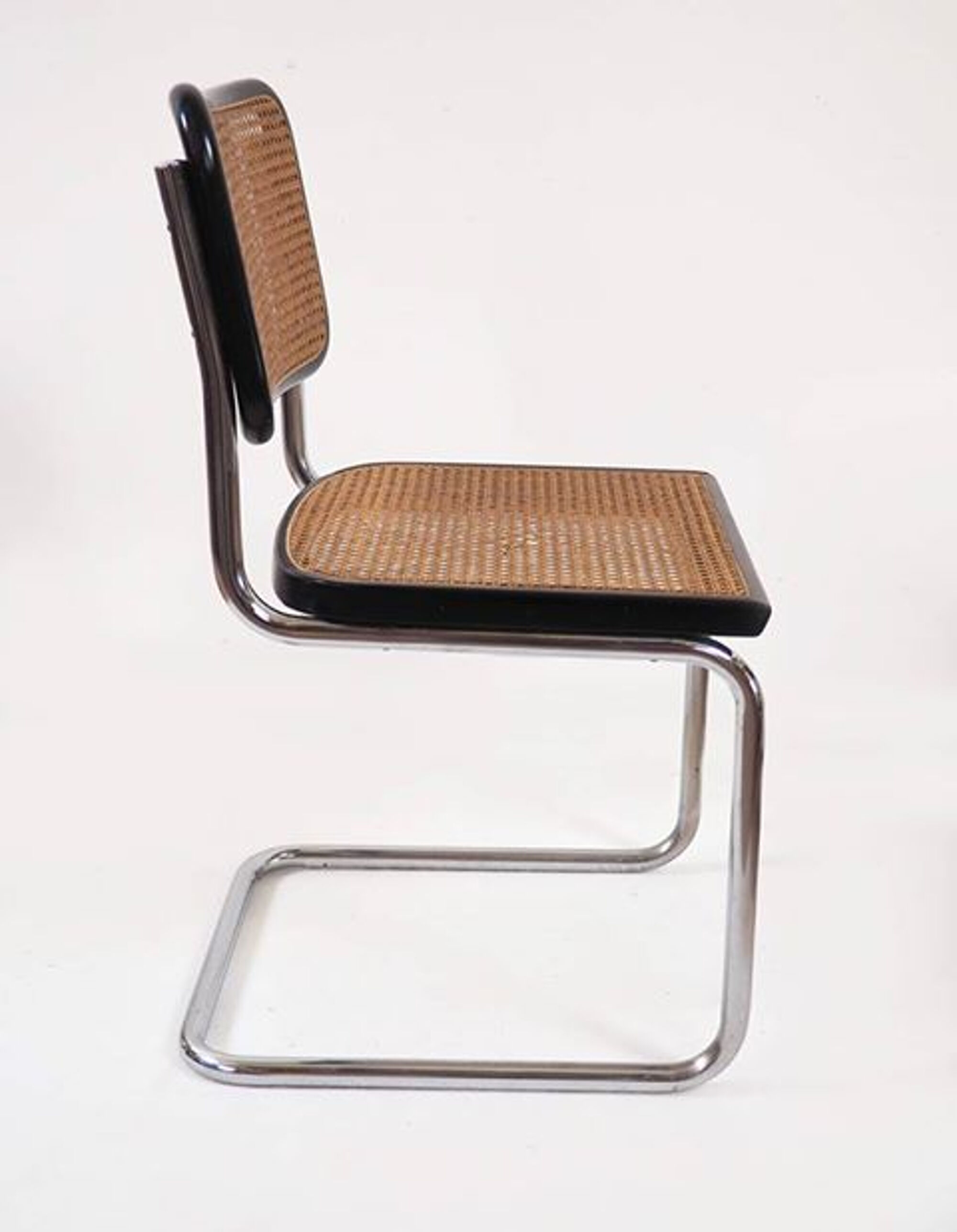Paire de chaises Cesca B32 Marcel Breuer noire