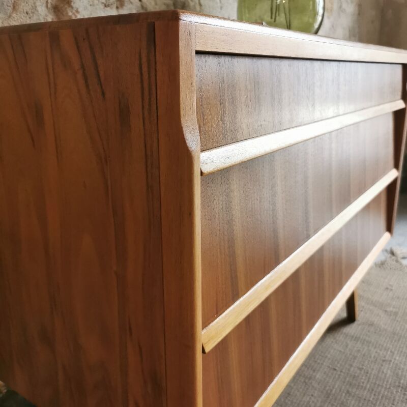 Vintage rosewood chest of drawers