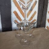 4 old walking glasses