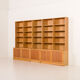Scandinavian mid-century extra large oak bookcase by Nordiska Kompaniet, Sweden, 1964