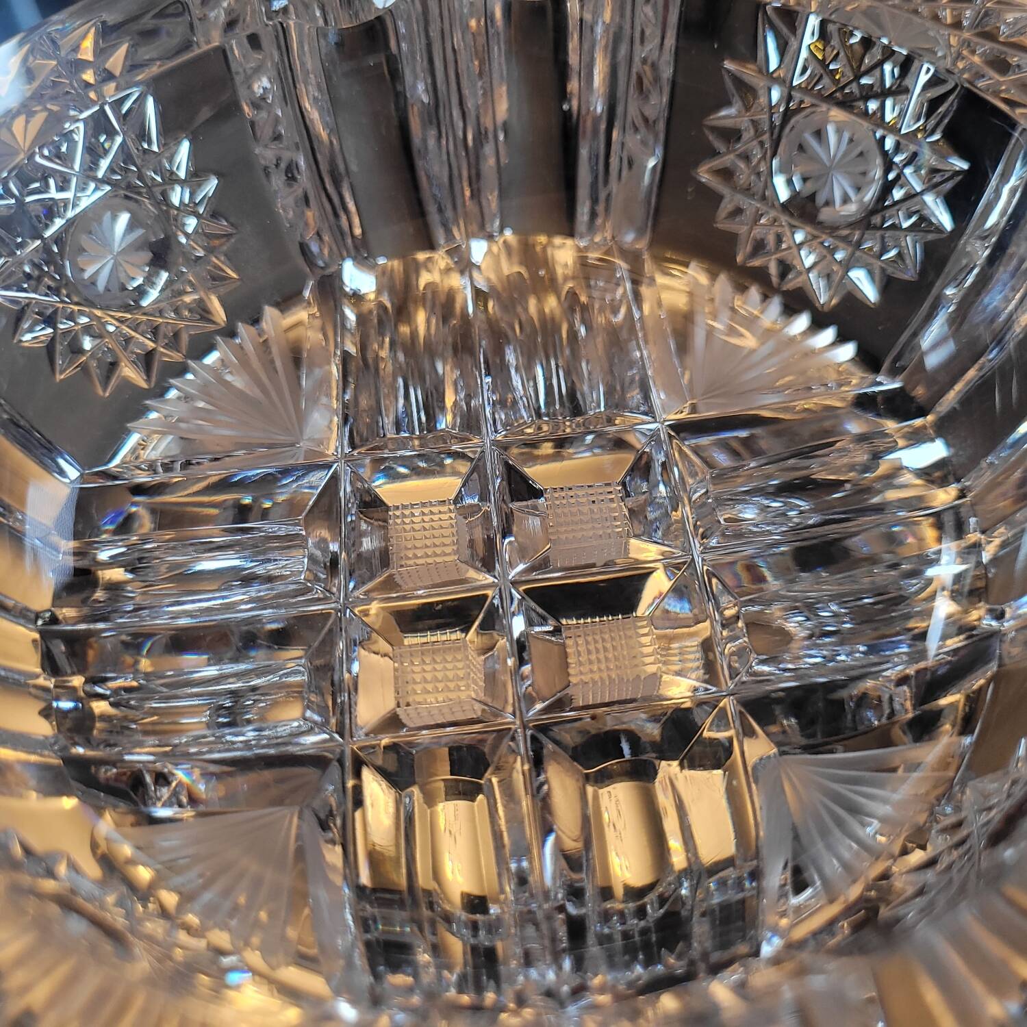 Cut crystal ashtray - French crystal factory from the 1970s-1980s