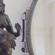 Large bevelled art deco mirror 66cm
