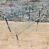 Vintage glass shelf from the 50s/60s