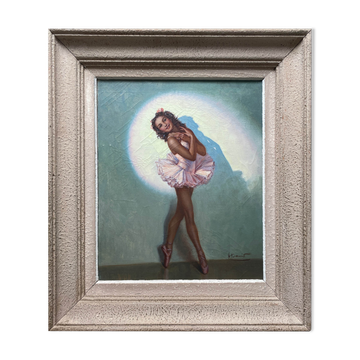 Table HST "Young dancer" André DAVID (XIX-XX) Opera