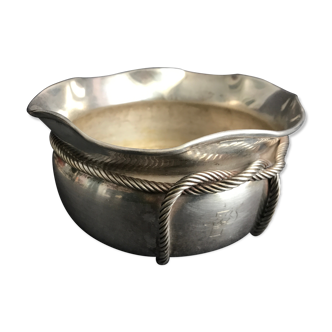 Cache silver metal jar