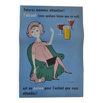 Original poster by FIX MASSEAU 1965 Future Moms be careful!