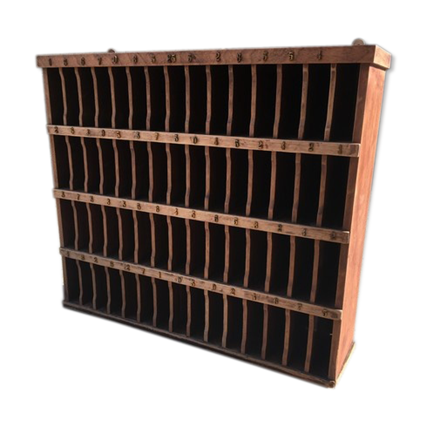 Hotel front desk shelf 1920