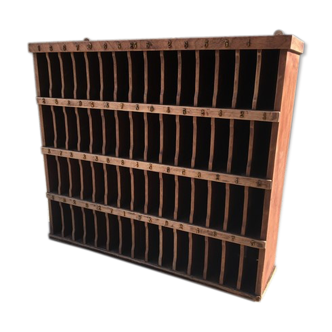 Hotel front desk shelf 1920