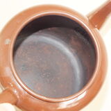 Brown enamelled coffee maker