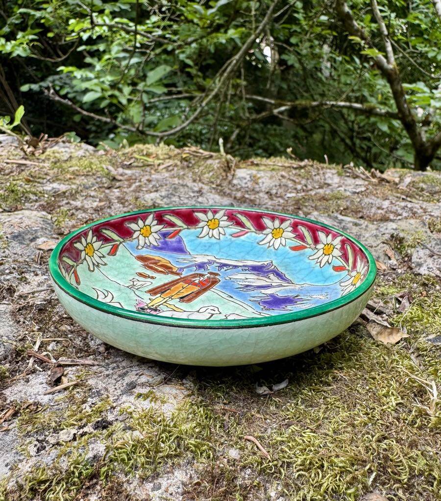 Vide poche berger en émaux de Longwy