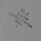 Digoin Sarreguemines 6 flat plates 9181