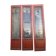 Late 19th century store doors, haberdashery front with Art Nouveau stained glass windows