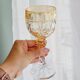 Amaris Nachtmann 6 Large Iridescent Colored Crystal Wine and Water Glasses