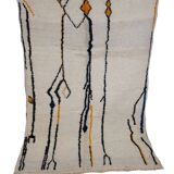 Handmade Moroccan Berber rug 202 X 147 CM