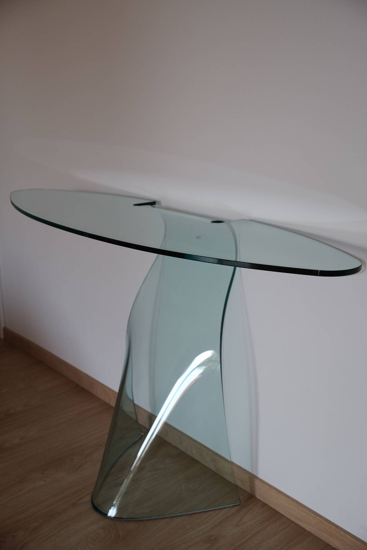 Fiam italia glass table/console – italian design