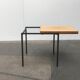Mid-century minimalist convertible side table model T-Angle by Florence Knoll for Knoll International, 1950s.