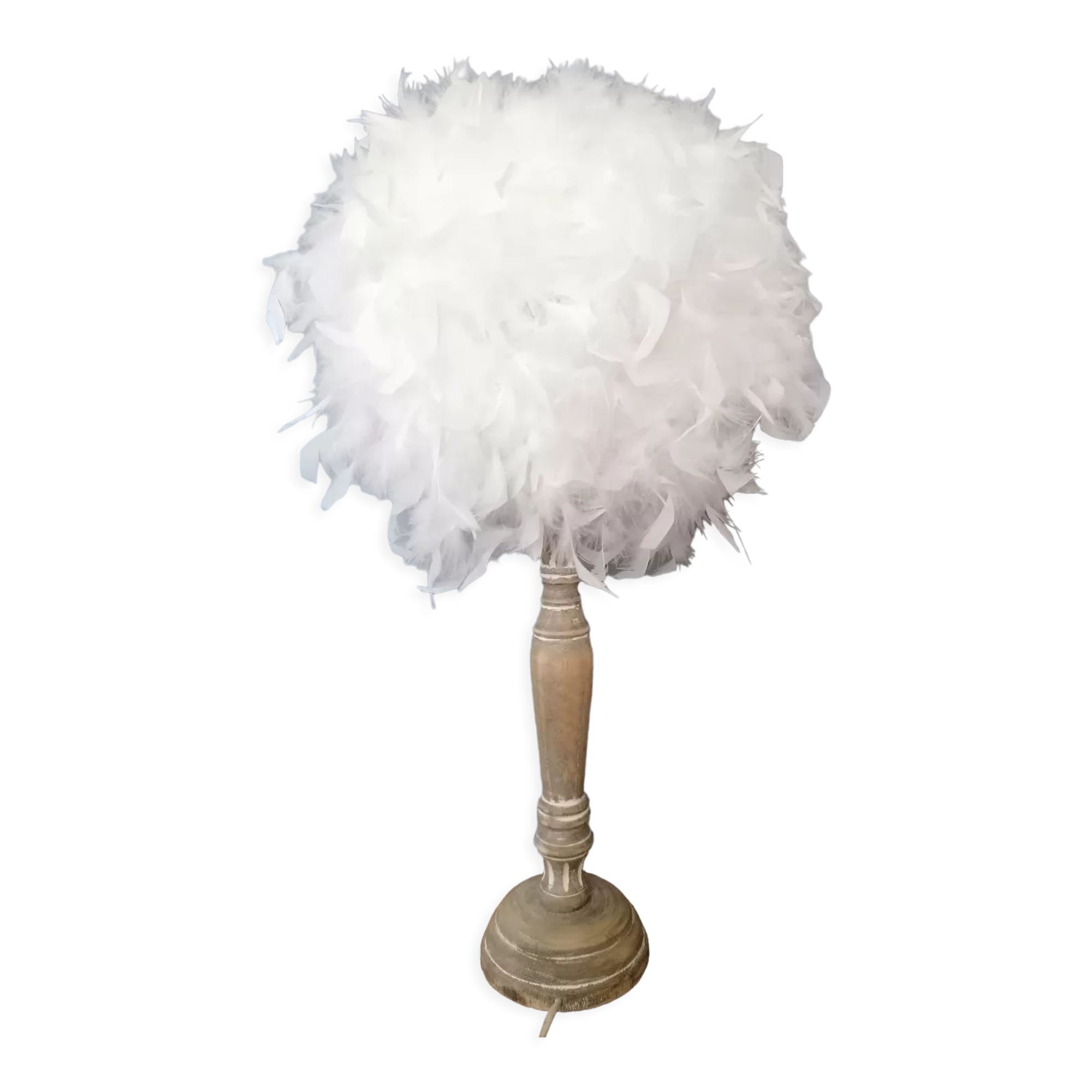 Lampe à plumes
