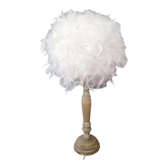 Feathered lamp