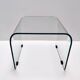 Aquamarine Square Glass Coffee Table attr. to Pietro Chiesa for Fontana Art