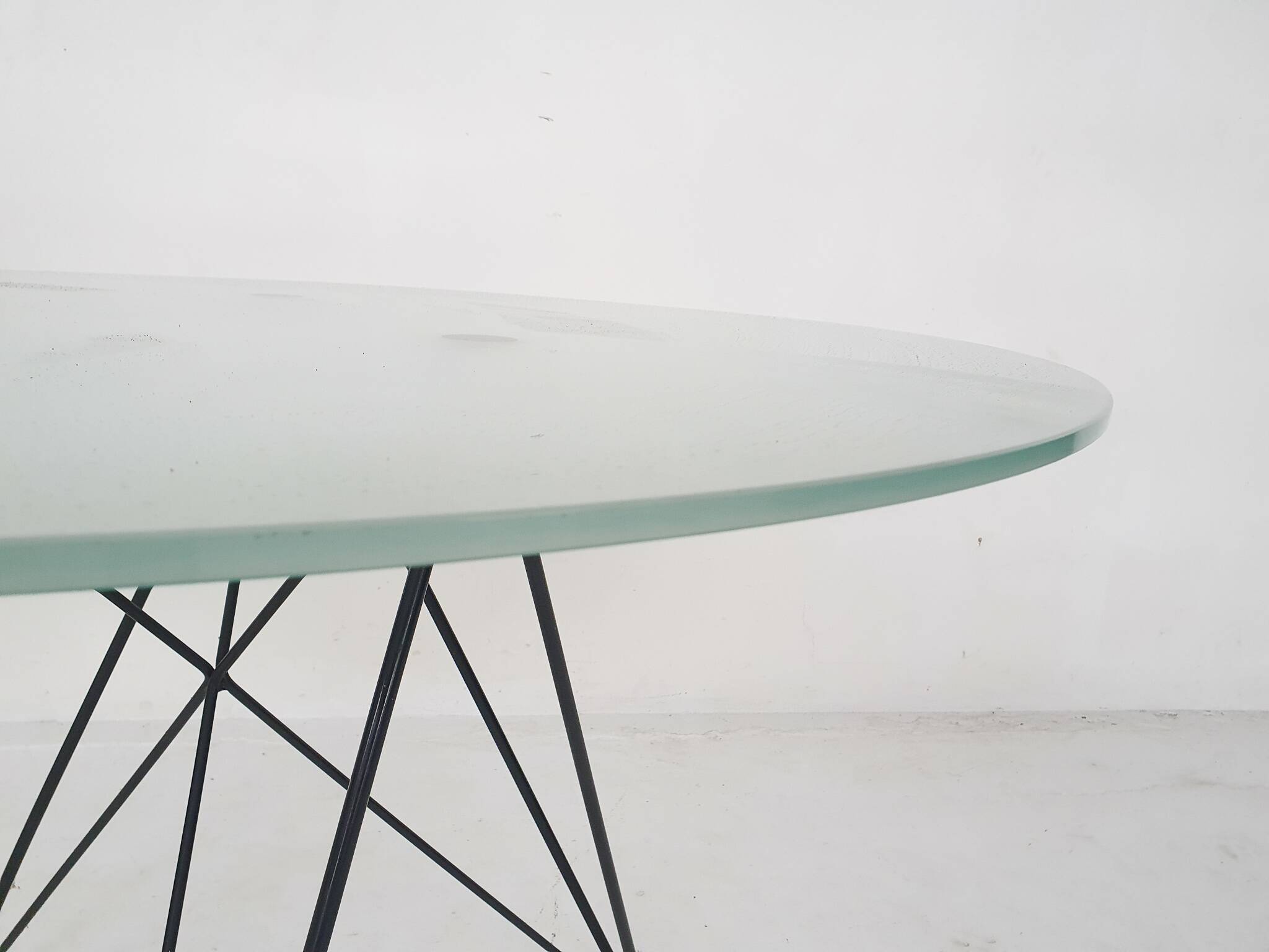 Very rare dining table by Els Staal, The Netherlands, 1984