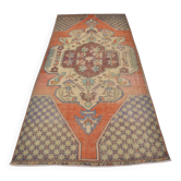 Orange & Brown Turkish Vintage Rug sku 2576
