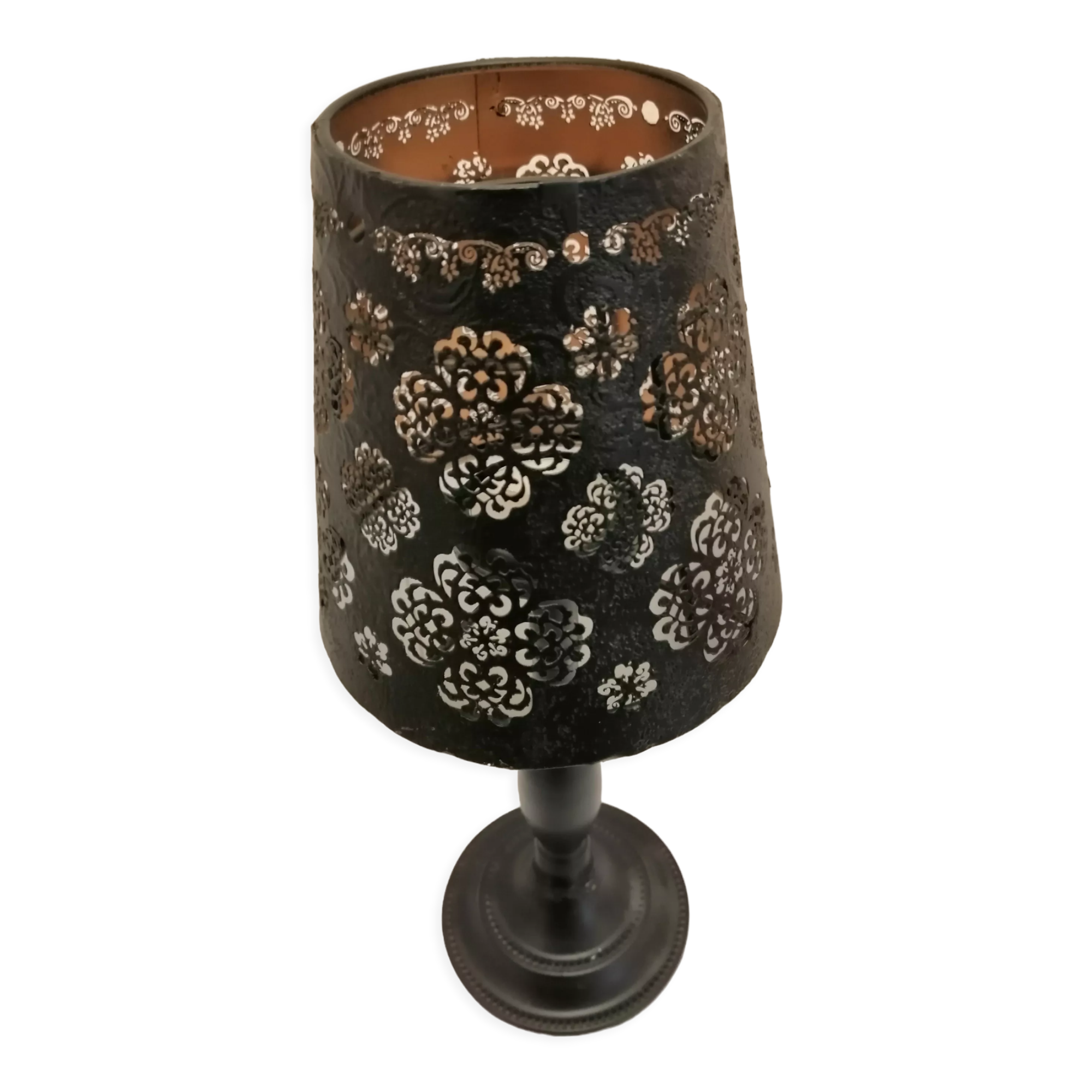 Table floor lamp with candles