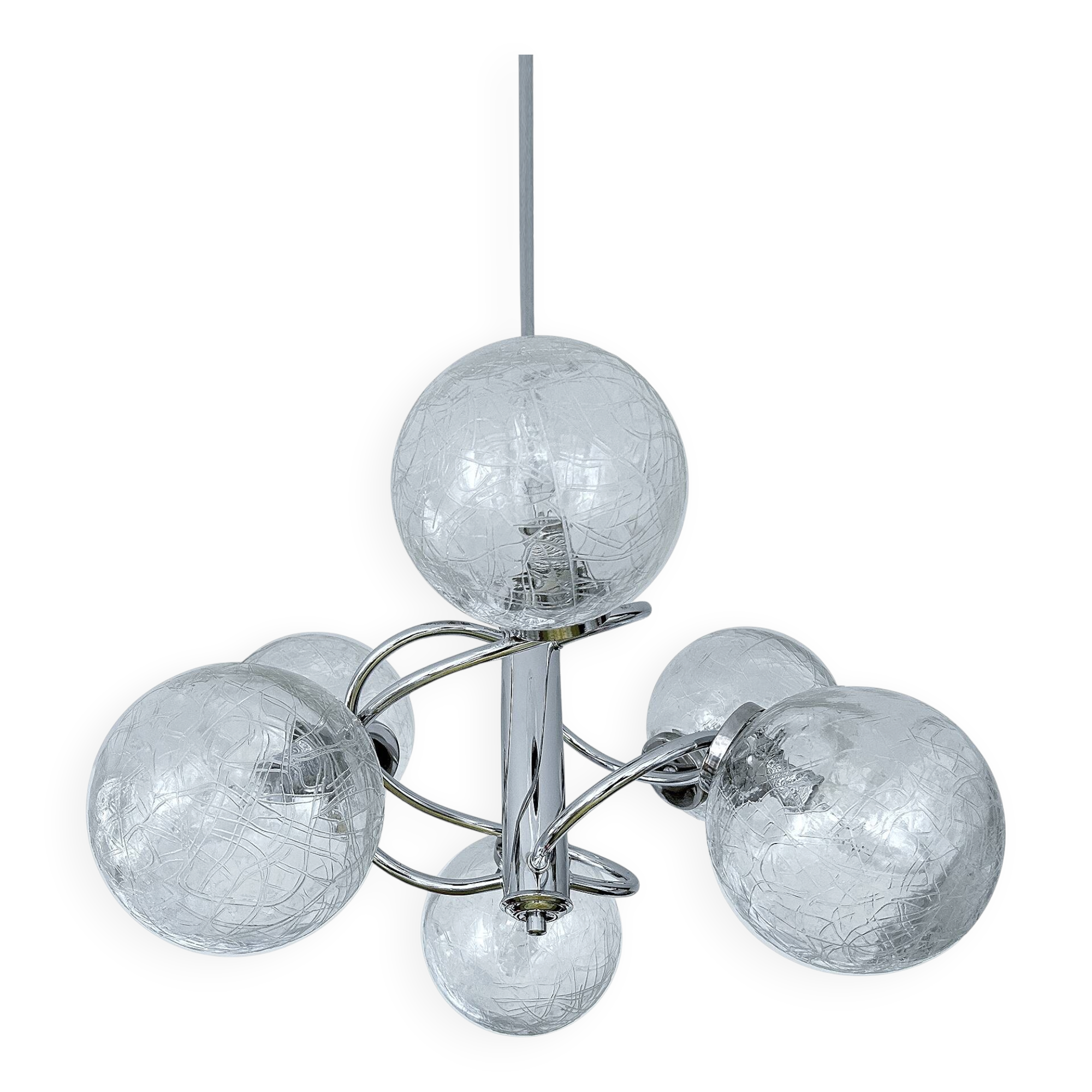 Vintage Space Age Bubble Pendant Light