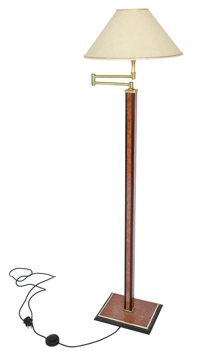 Lampadaire liseuse à bras articulé de Robert De Schuytener