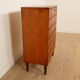 Commode danoise vintage | Teck | 6 tiroirs | 106 cm