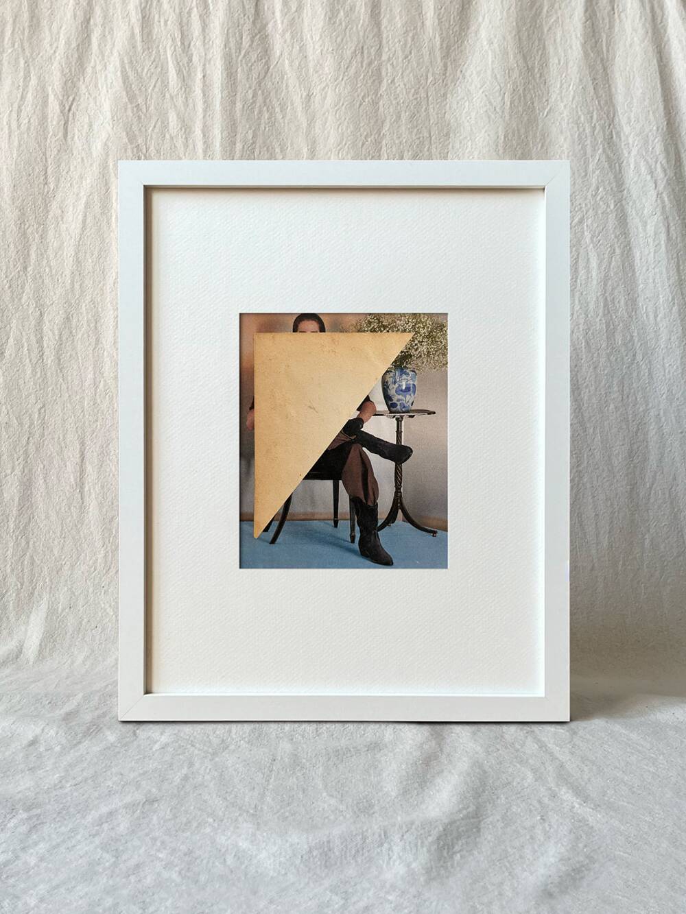 The Flower Pot - Original Collage