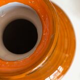 Vase XXXL Italian design 1960 in glazed earth