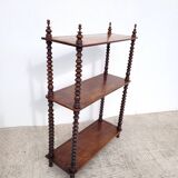 19th century shelf with walnut rosary