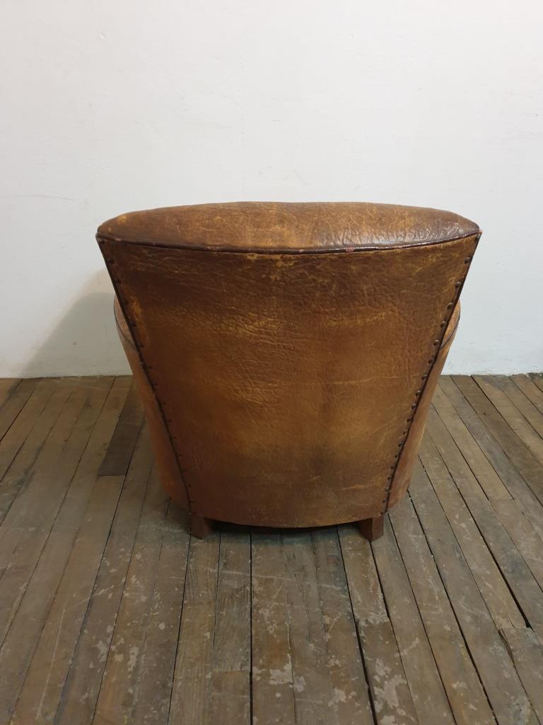Old club chair - Leather armchair