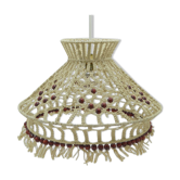 Macramé hanging lamp