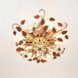 Mid-century Italian flush mount by Banci Firenze